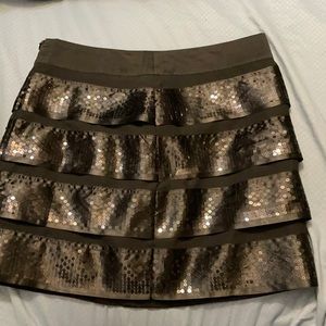 Black sequins skirt